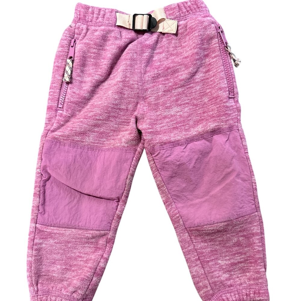 Hanna Andersson Colorblock Polarfleece Pants 2T